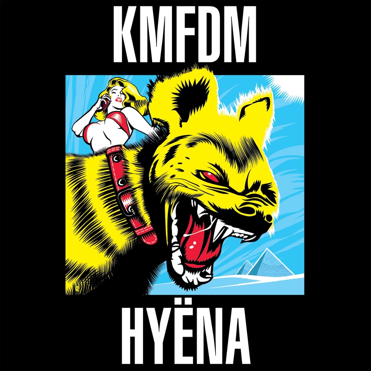 Kmfdm – Hyëna vinyl record cover