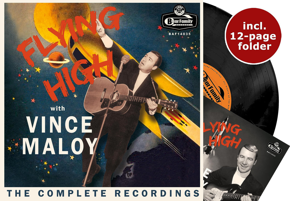 Vince Maloy – Flying High With Vince Maloy vinyl record cover