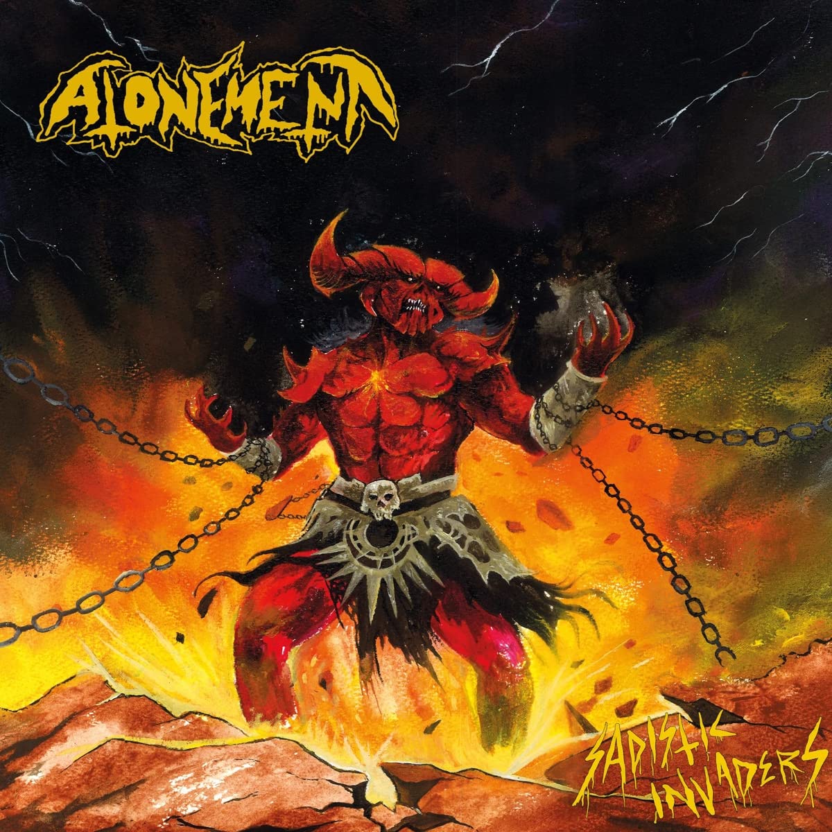Atonement – Sadistic Invaders vinyl record cover