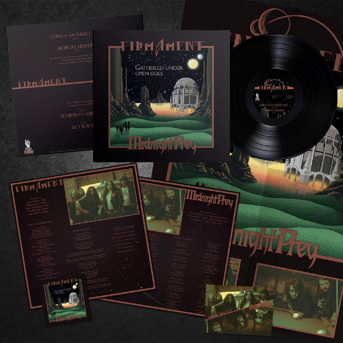 Firmament/Midnight Prey – Gathered Under Open Skies vinyl record cover