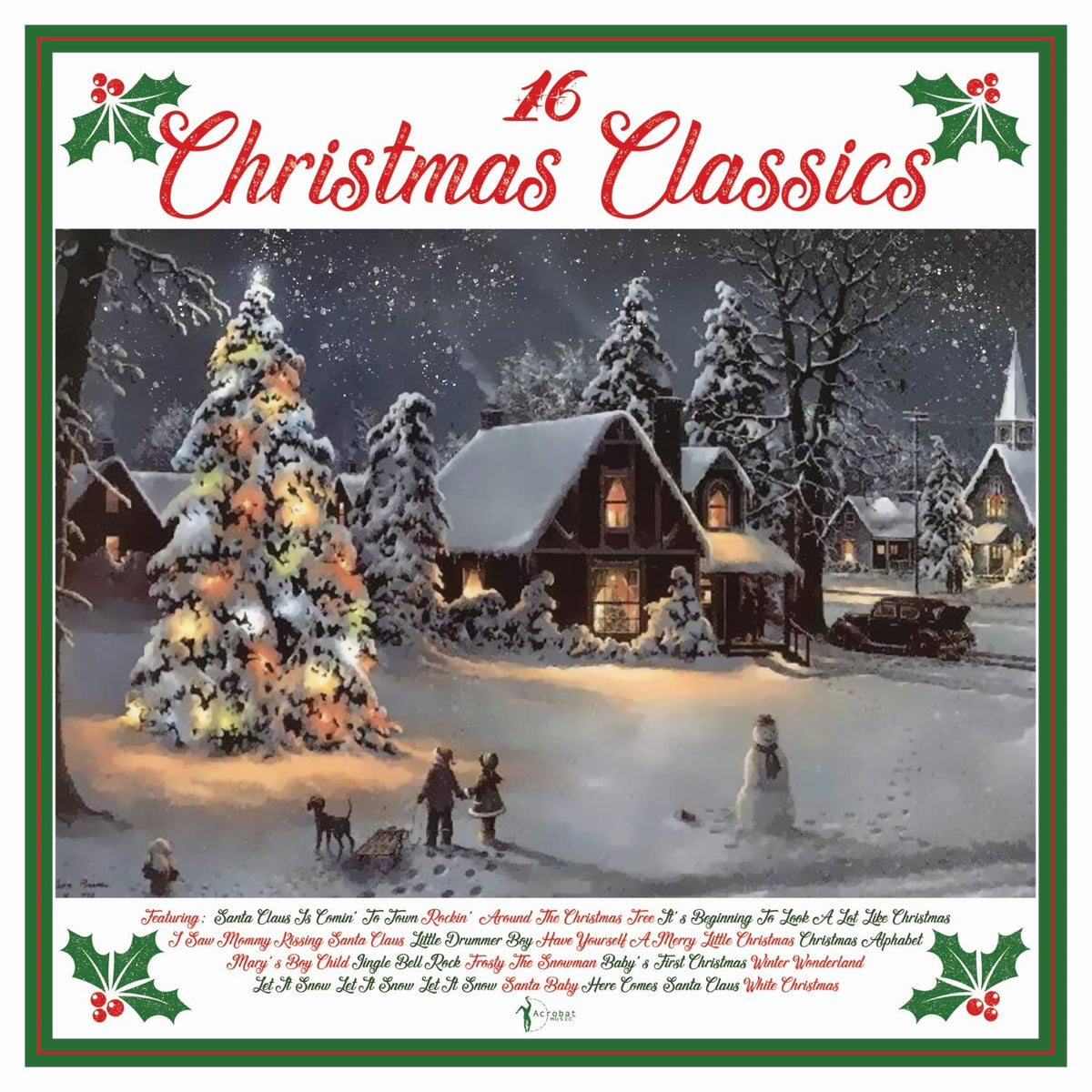 Various Artists – 16 Christmas Classics vinyl record cover