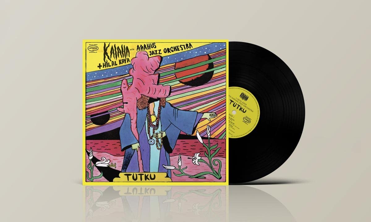 Kalaha and Hilal Kaya with Aarhus Jazz Orchestra – Tutku vinyl record cover