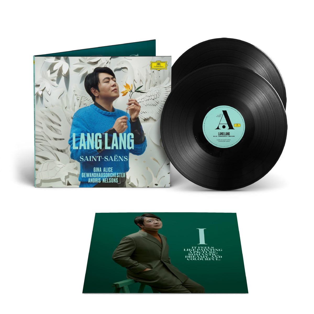 Emile Naoumoff – Lang Lang: Saint-Saëns vinyl record cover