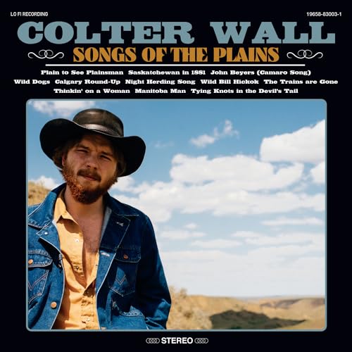 Colter Wall – Songs Of The Plains (Red Vinyl) vinyl record cover