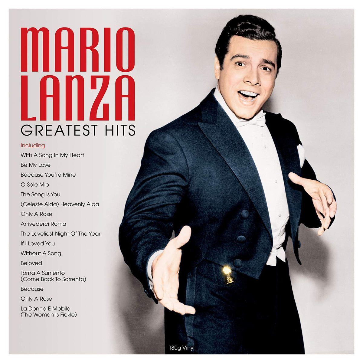 Mario Lanza – Greatest Hits vinyl record cover