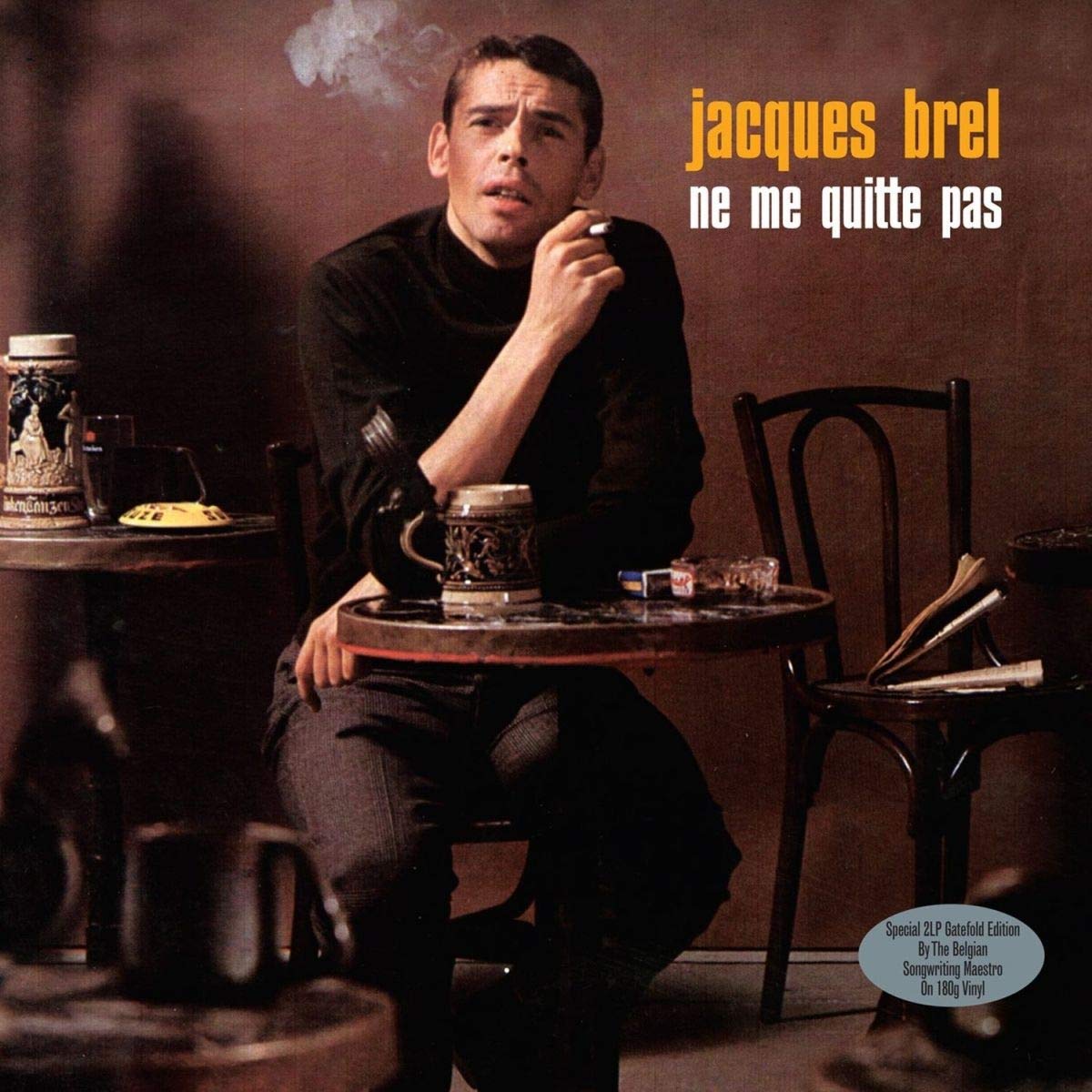 Jacques Brel – Ne Me Quitte Pas vinyl record cover