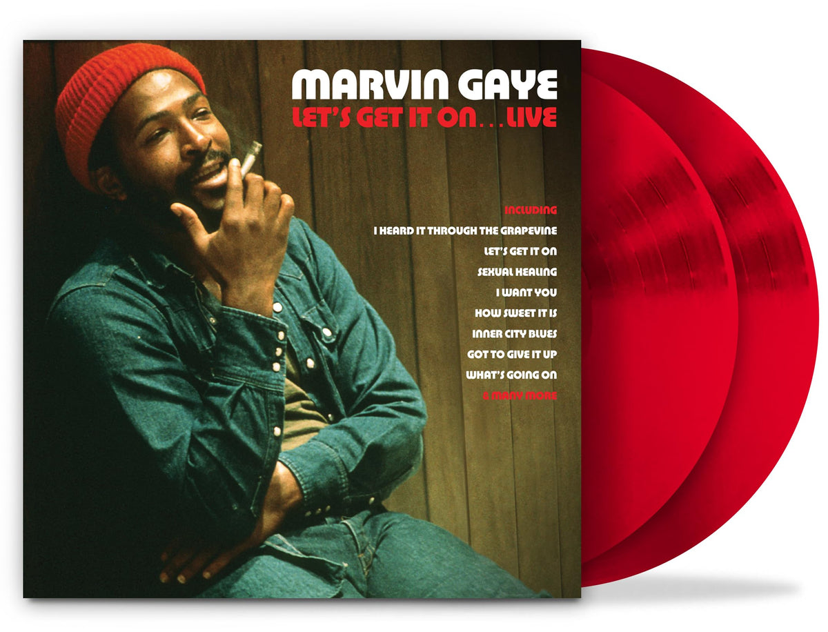 Marvin Gaye – Let's Get It On... Live vinyl record cover