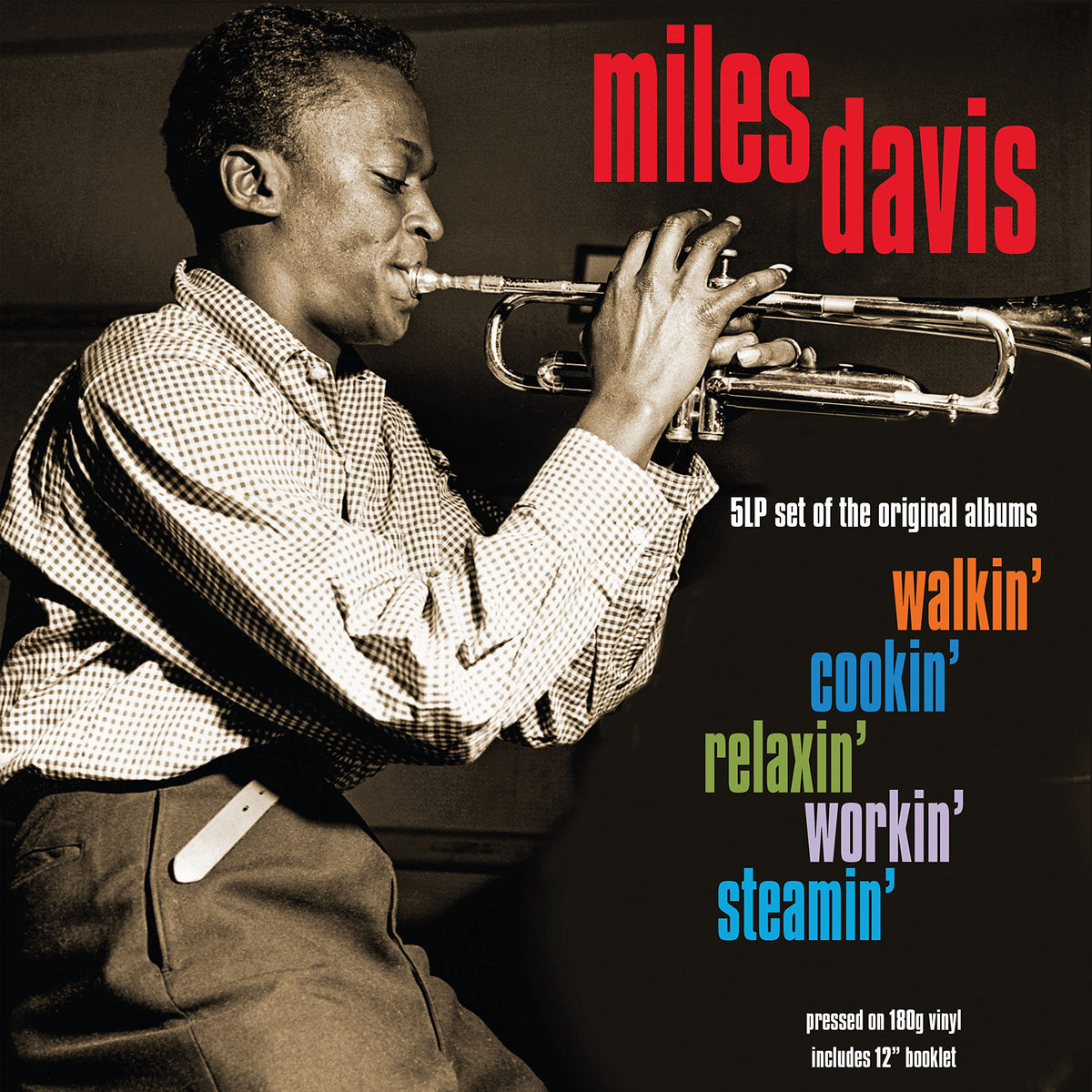 Miles Davis – Walkin'/Cookin'/Relaxin'/Workin'/Steamin' vinyl record cover