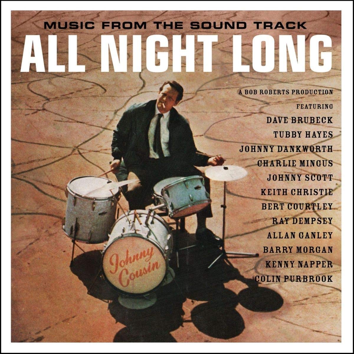 Various Performers – Music from the Sound Track 'All Night Long' vinyl record cover