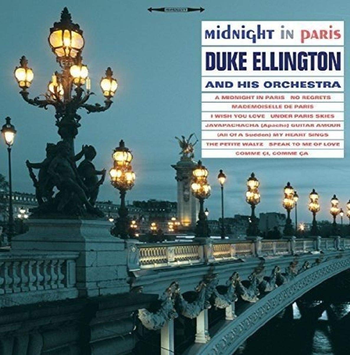 Duke Ellington – Midnight in Paris vinyl record cover