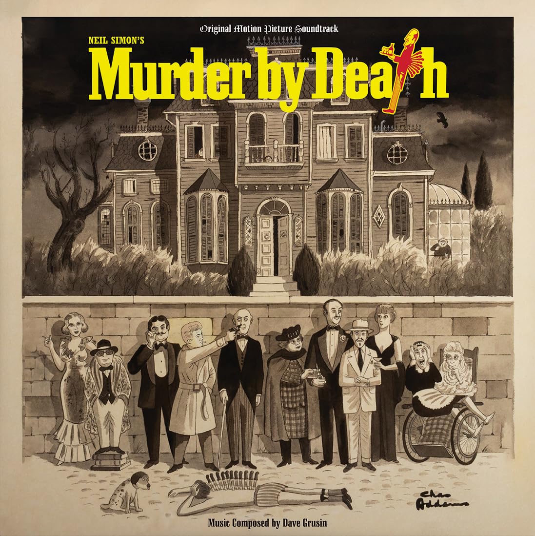 Dave Grusin – Murder By Death vinyl record cover