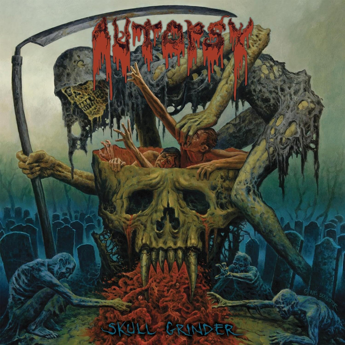 Autopsy – Skull Grinder vinyl record cover