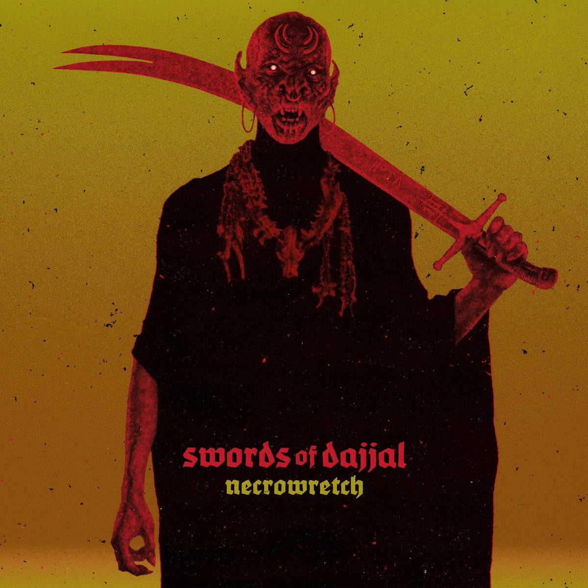 Necrowretch – Swords of Dajjal vinyl record cover