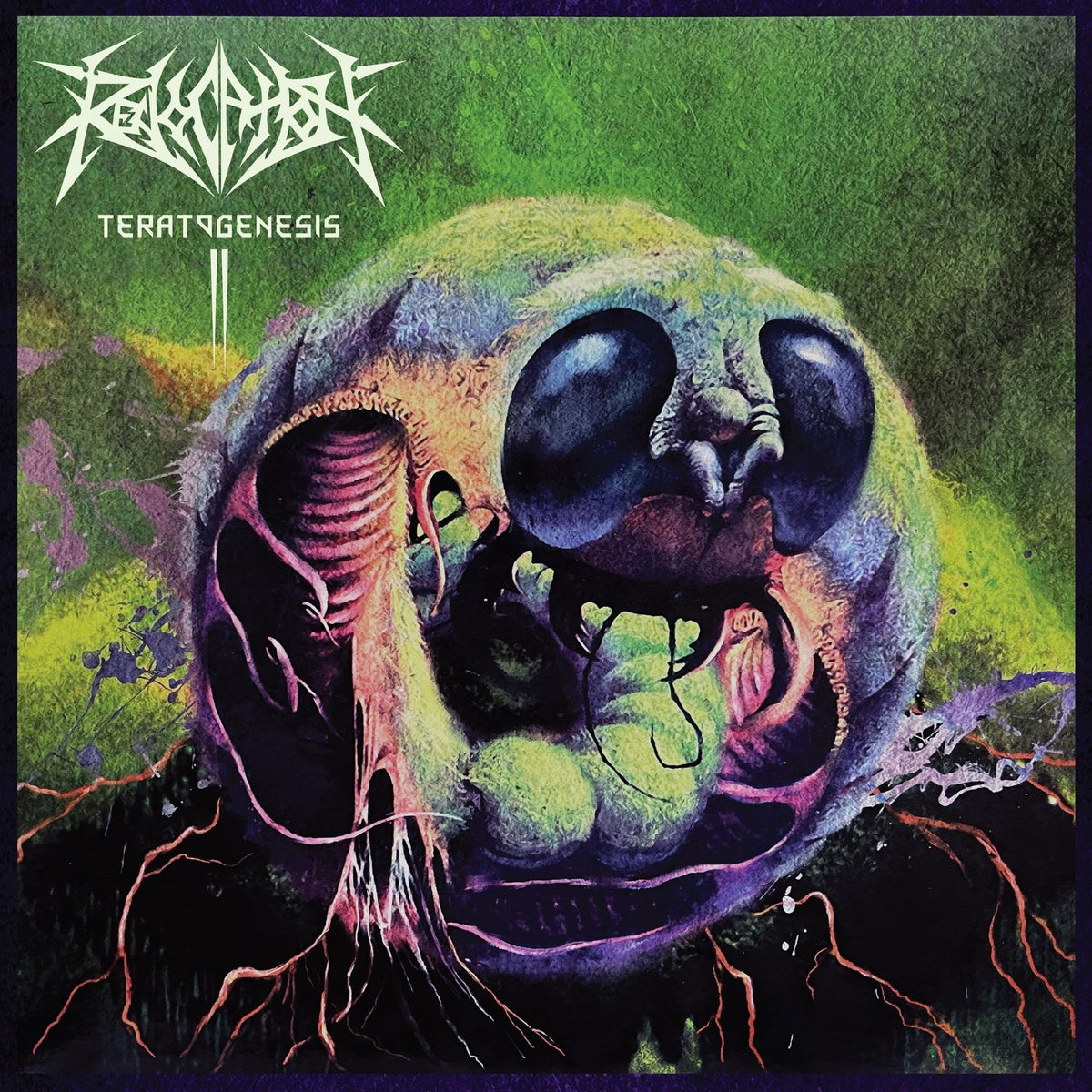 Revocation – Teratogenesis vinyl record cover