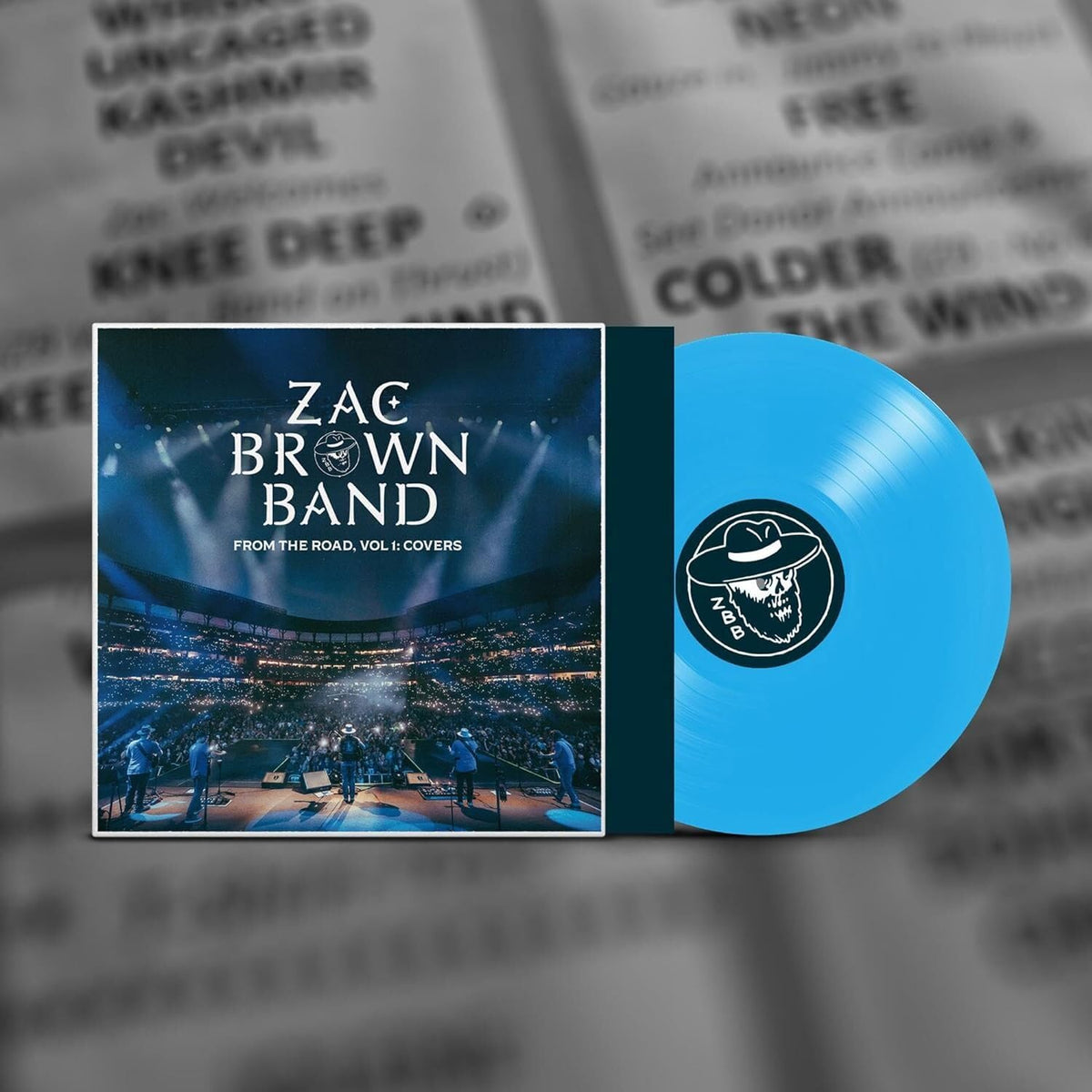 Zac Brown Band – From The Road Vol 1: Covers (Double Vinyl Electric Blue) (LP) by Zac Brown Band vinyl record cover