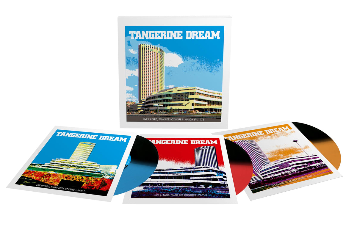 Tangerine Dream – Live Au Palais Des Congres 1978 (Orange/Red/Blue/Black Vinyl) (Rs vinyl record cover