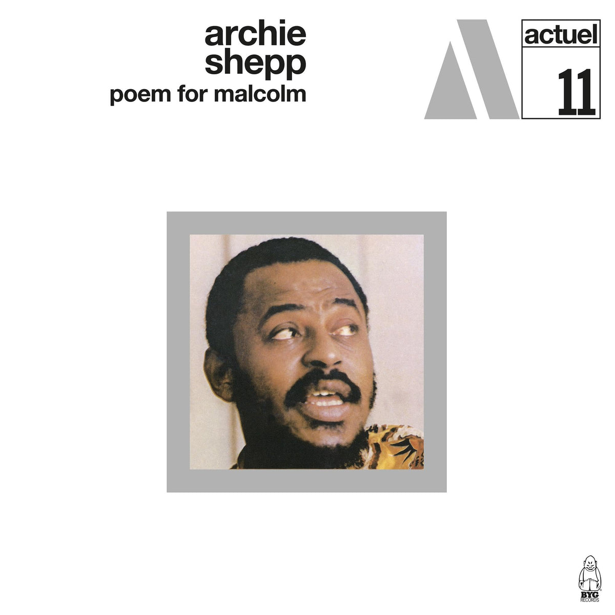 Archie Shepp – Poem for Malcolm vinyl record cover