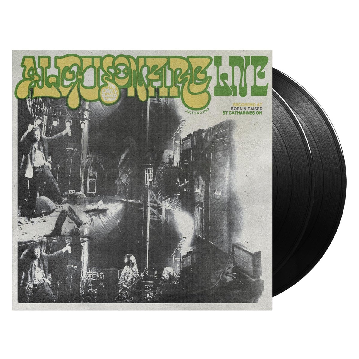 Alexisonfire – Live Born & Raised 2022, St Catharines On (Black Vinyl) (2LP) by Alexisonfire vinyl record cover