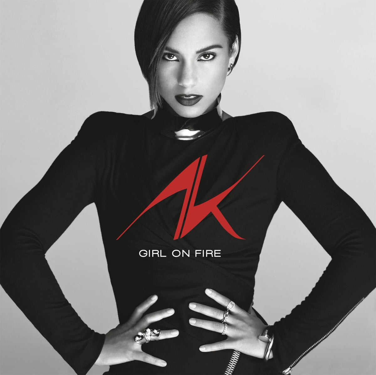 Alicia Keys – Girl On Fire vinyl record cover