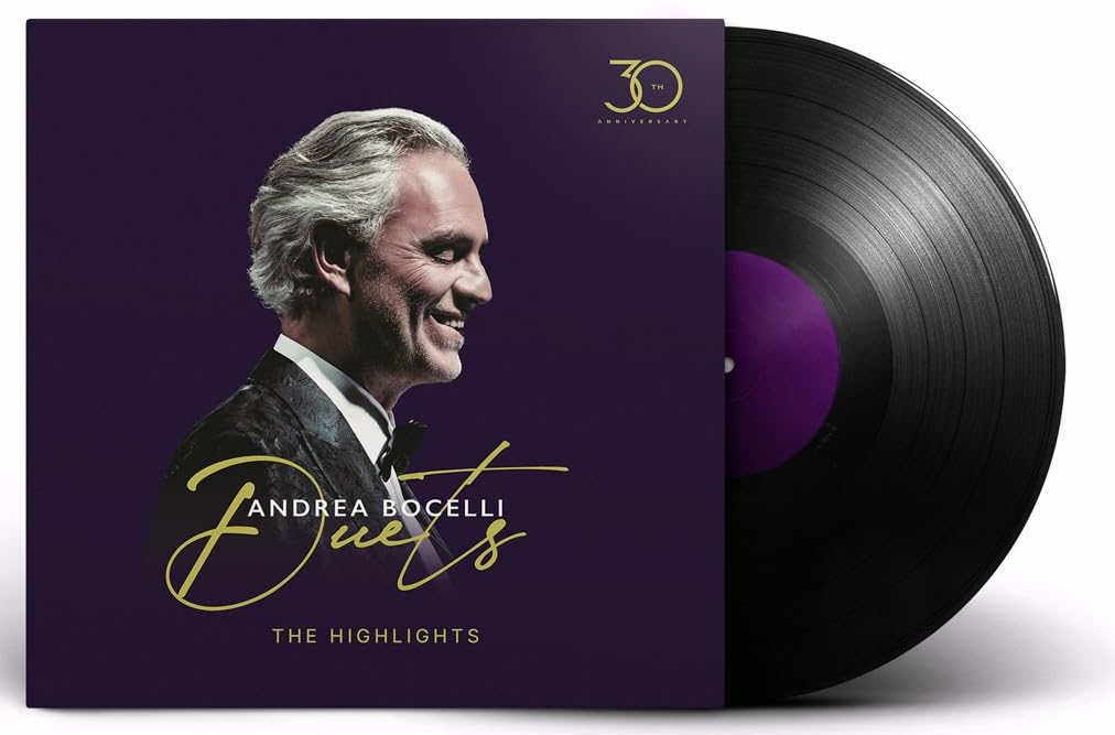 Andrea Bocelli – Andrea Bocelli: Duets - 30th Anniversary vinyl record cover