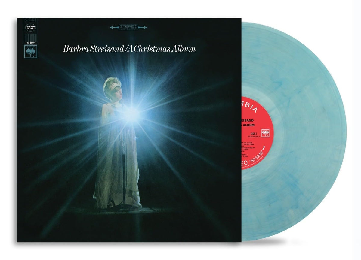 Barbra Streisand – A Christmas Album vinyl record cover