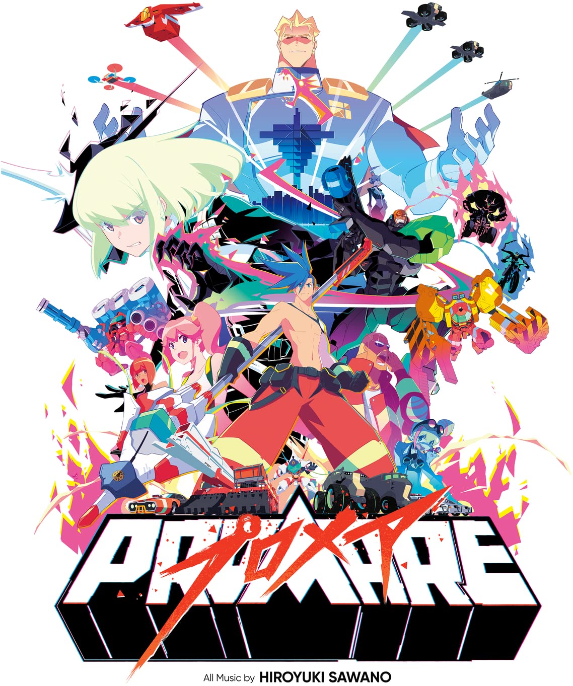 Hiroyuki Sawano – Promare vinyl record cover