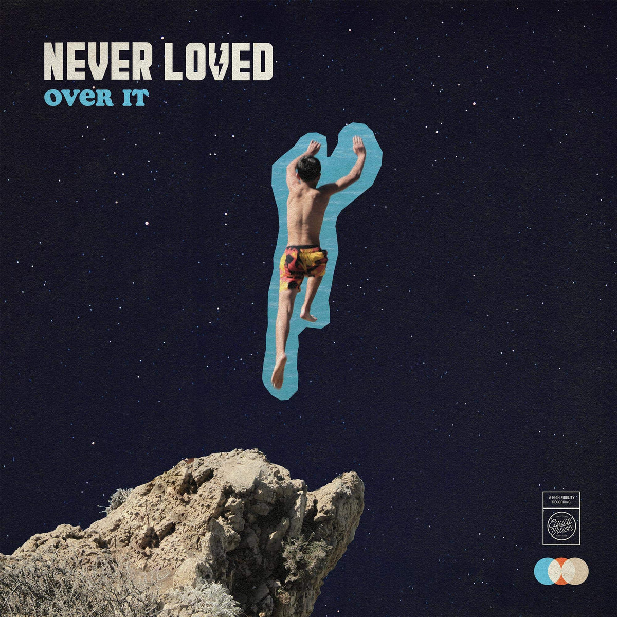 Never Loved – Over It vinyl record cover