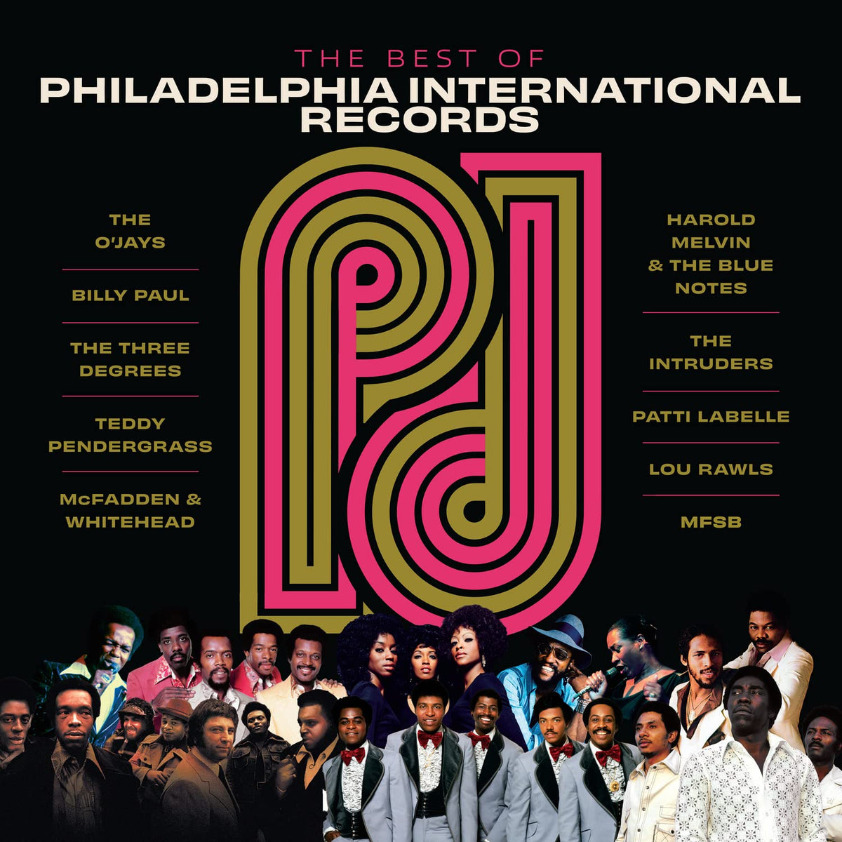 Various – The Best Of Philadelphia International Records by Various vinyl record cover