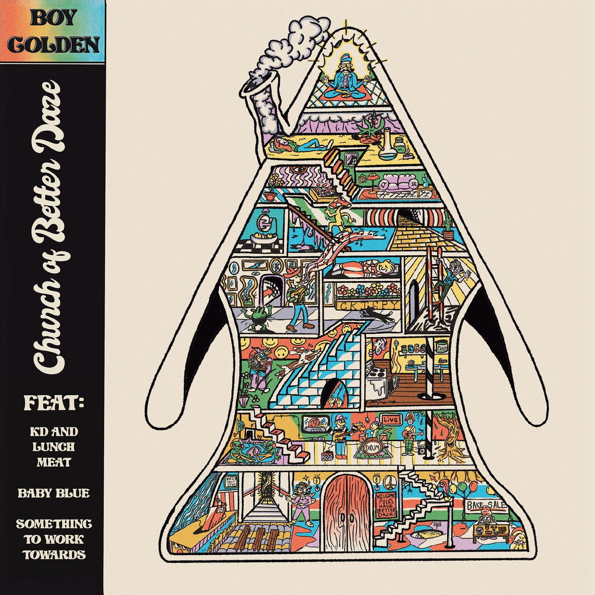 Boy Golden – Church of Better Daze vinyl record cover