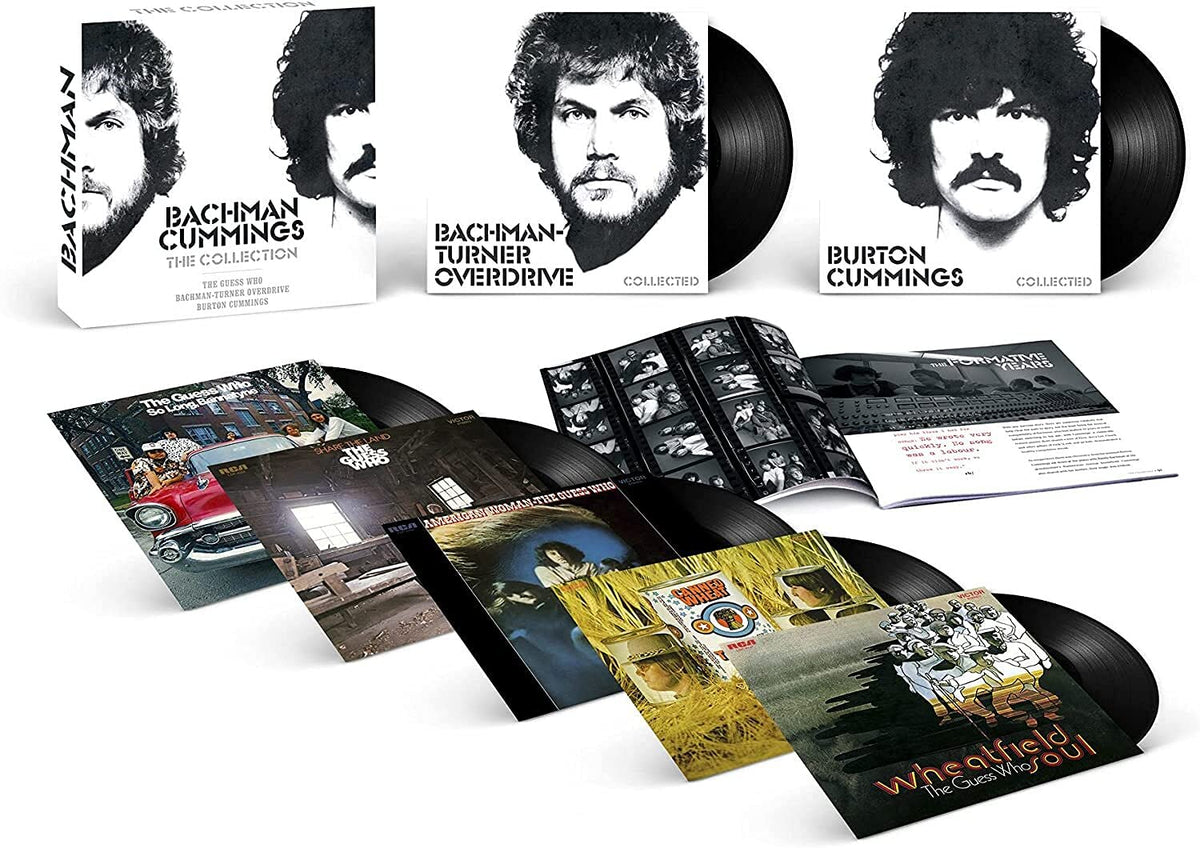 Randy Bachman & Burton Cummings – Bachman Cummings: The Collection - Music Of The Guess Who, Bachman-Turner Over by Randy Bachman & Burton Cummings vinyl record cover