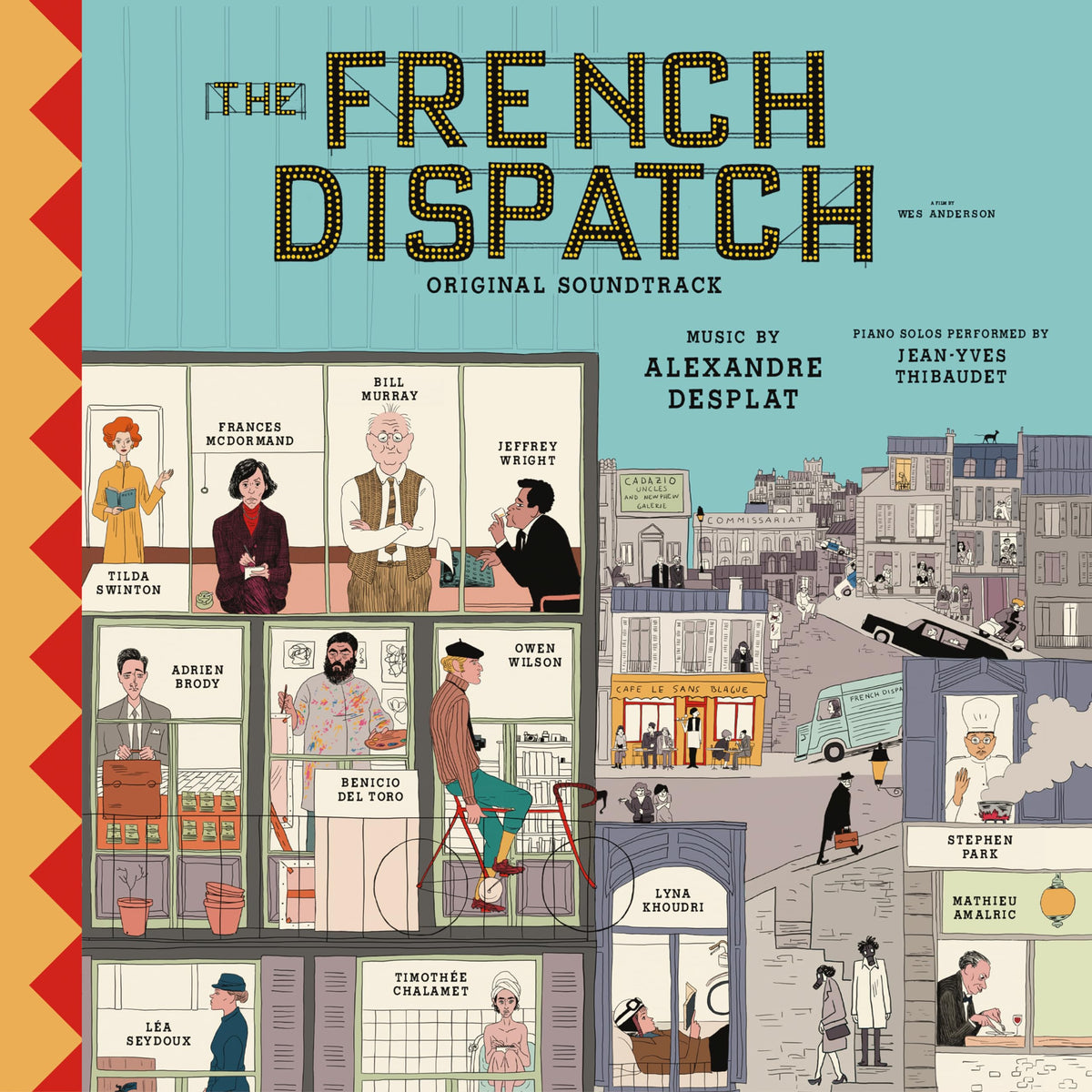 Various Artists – The French Dispatch vinyl record cover