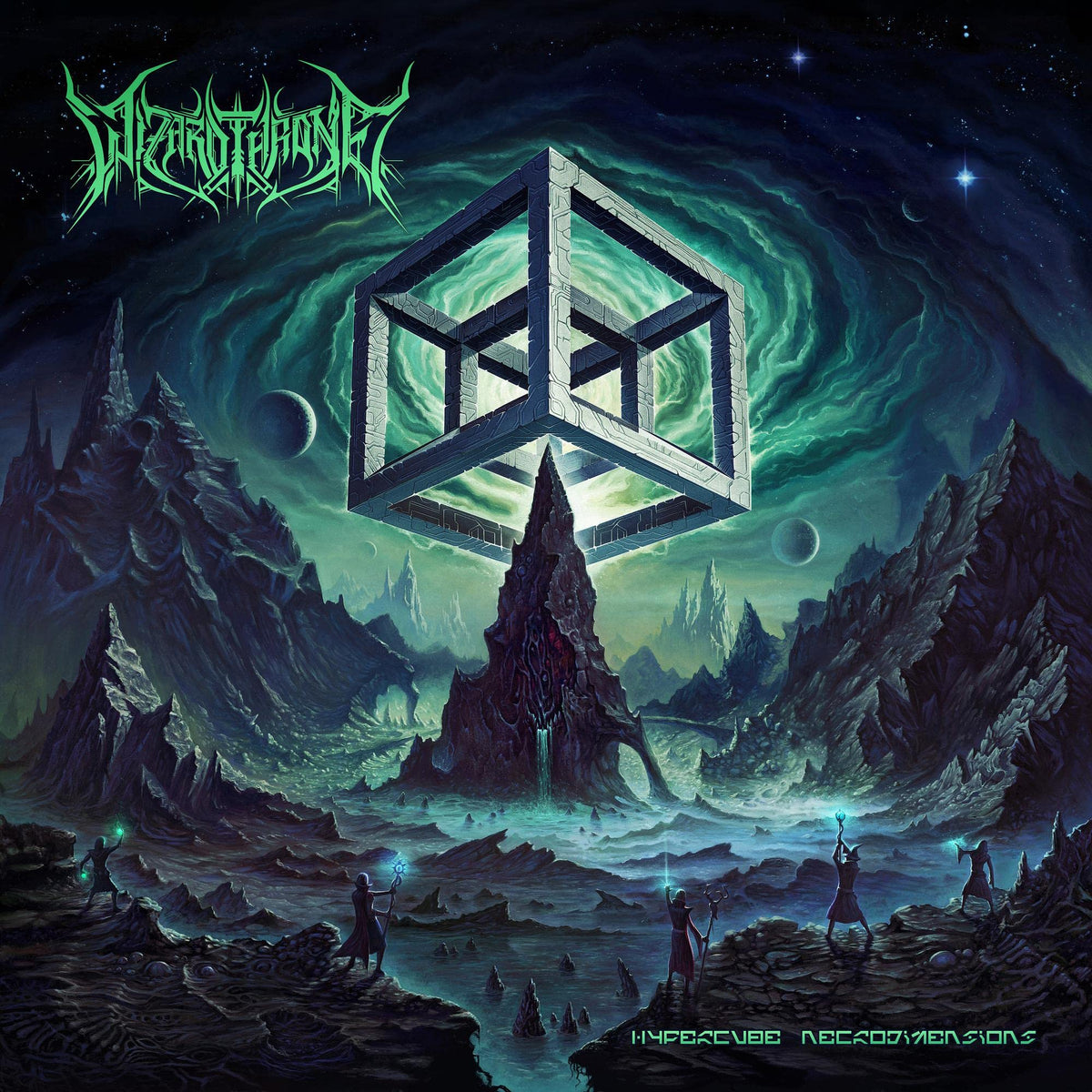 Wizardthrone – Hypercube Necrodimensions vinyl record cover