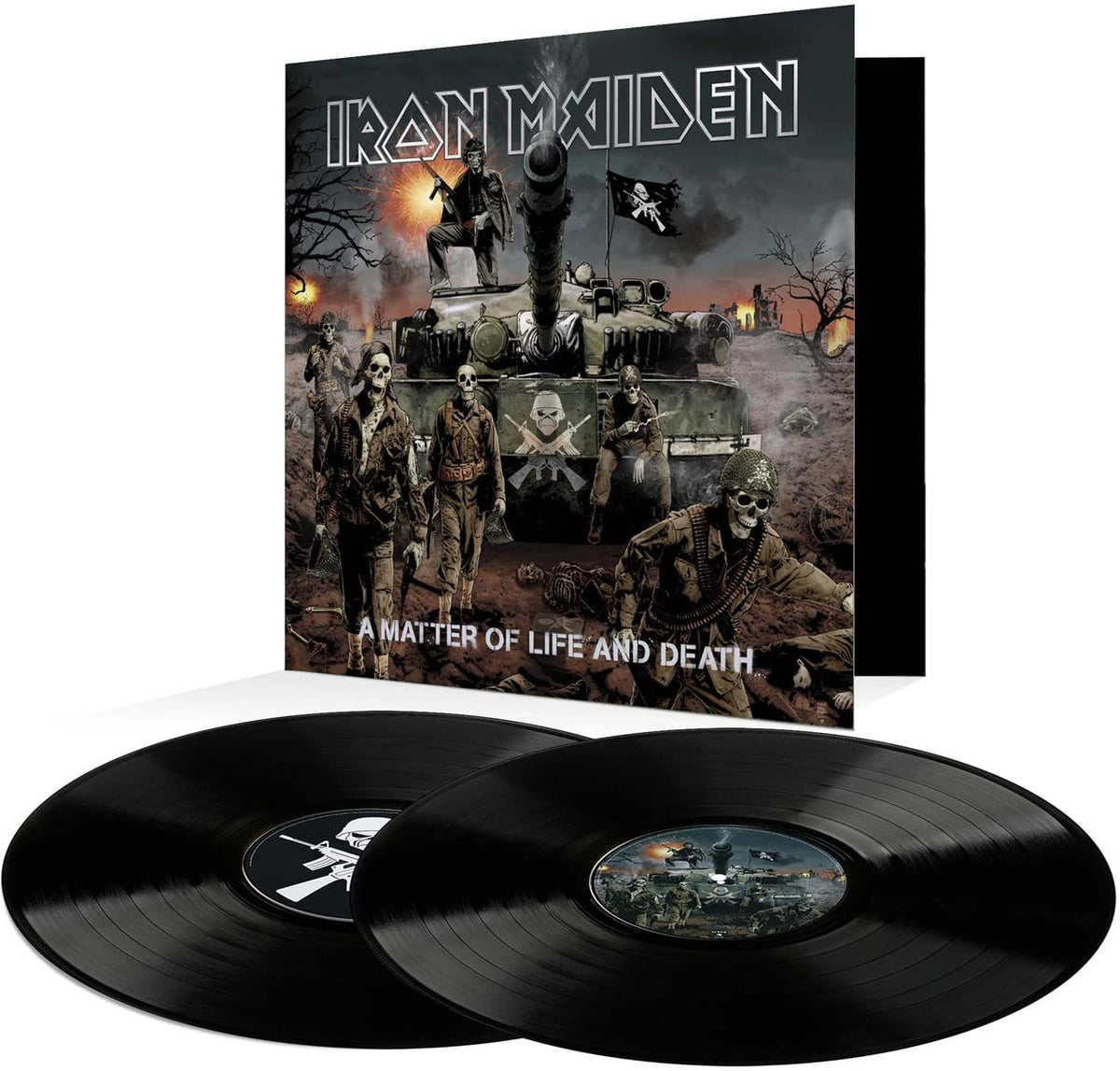 Iron Maiden – A Matter of Life and Death vinyl record cover