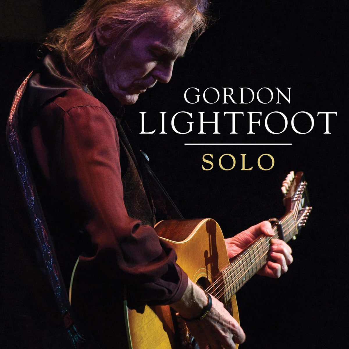 Gordon Lightfoot – SOLO by GORDON LIGHTFOOT vinyl record cover