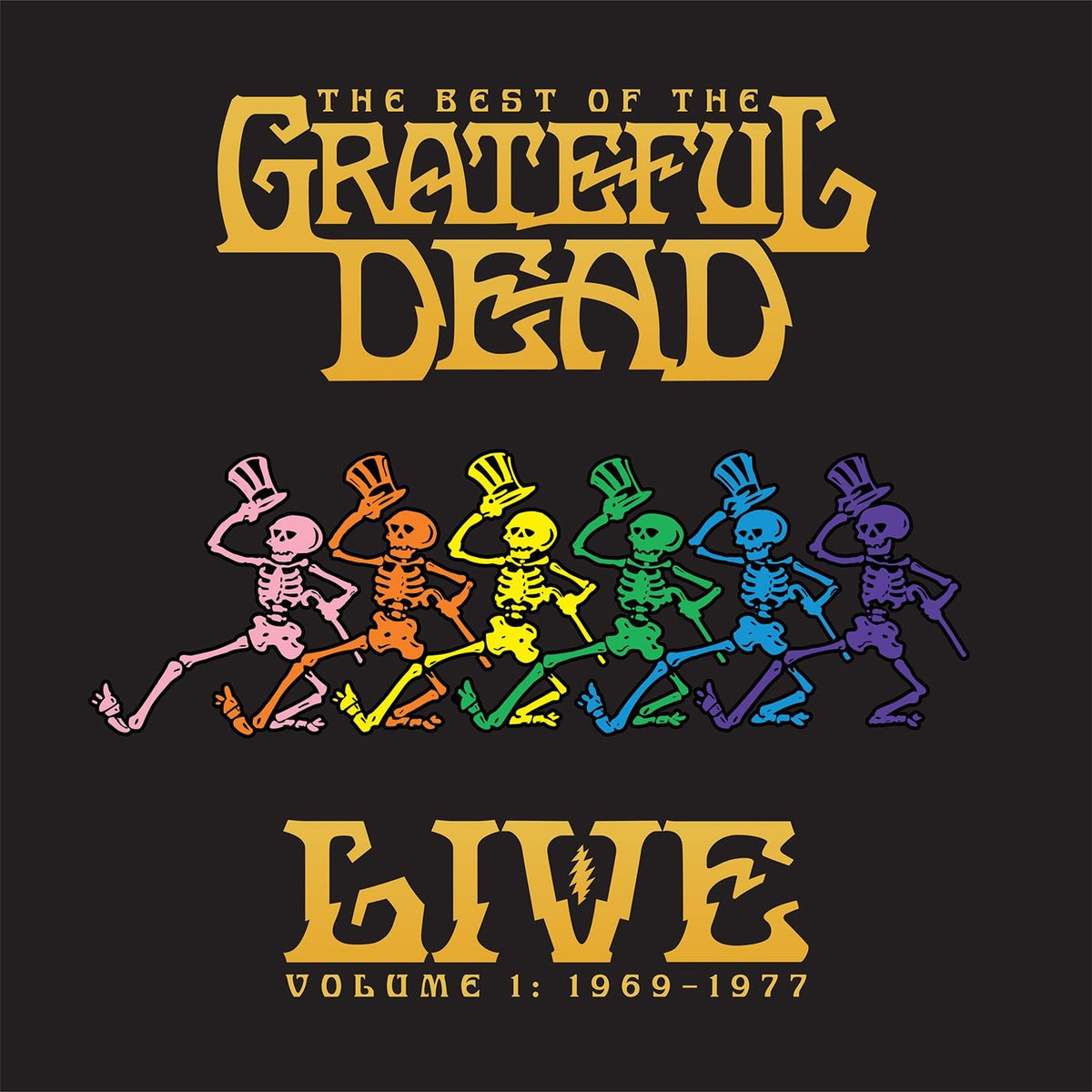 The Grateful Dead – The Best of the Grateful Dead Live vinyl record cover