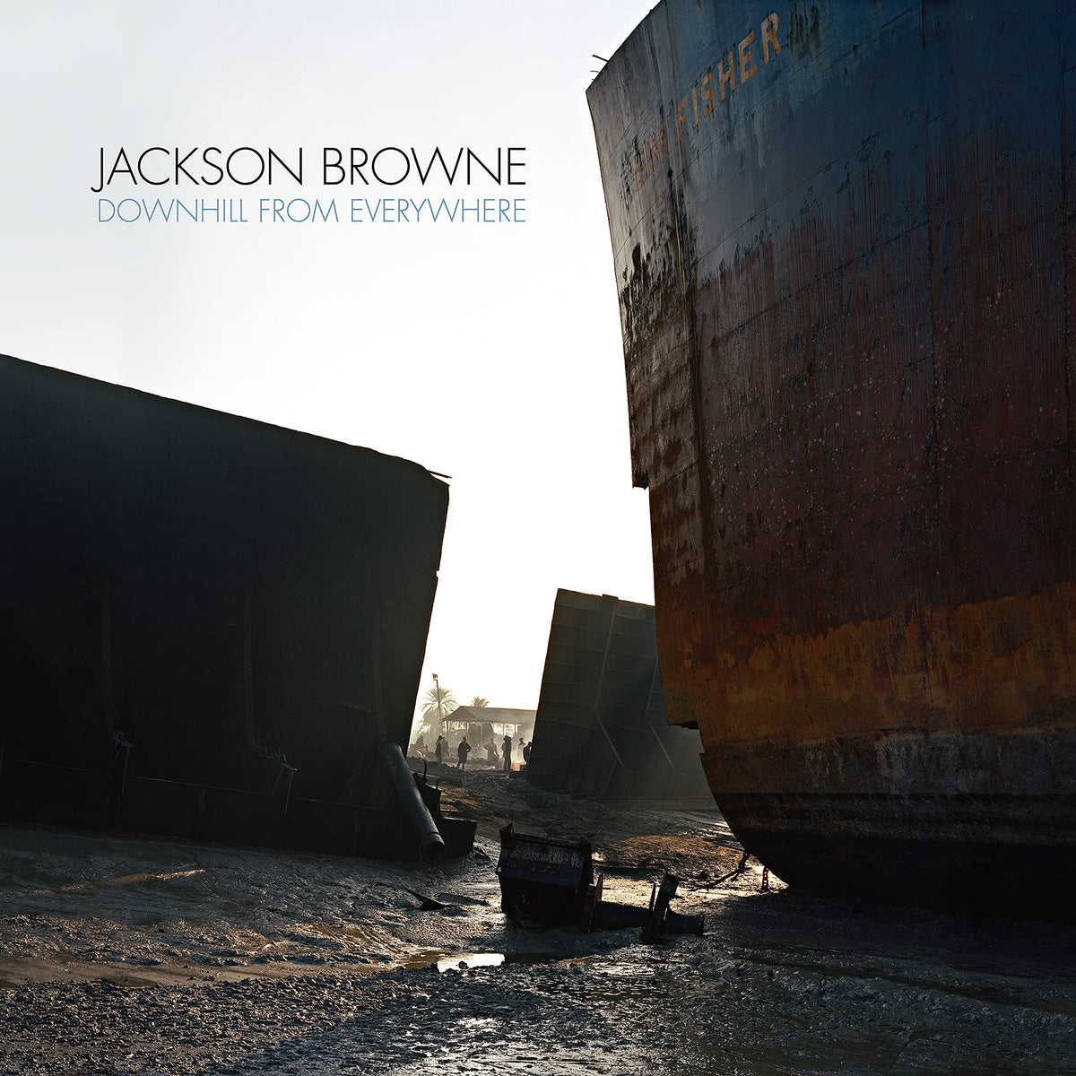 Jackson Browne – Downhill from Everywhere vinyl record cover