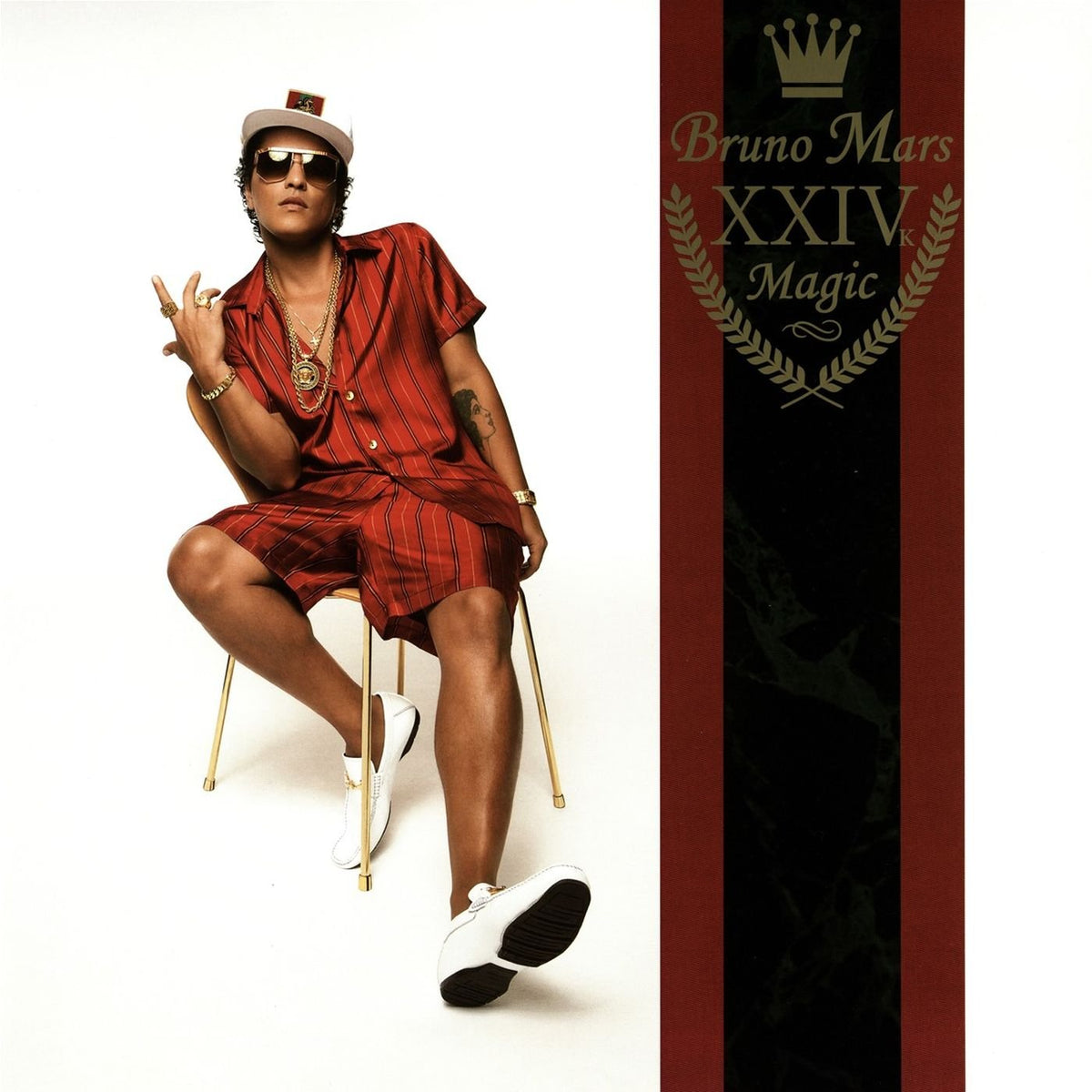Bruno Mars – 24K Magic vinyl record cover