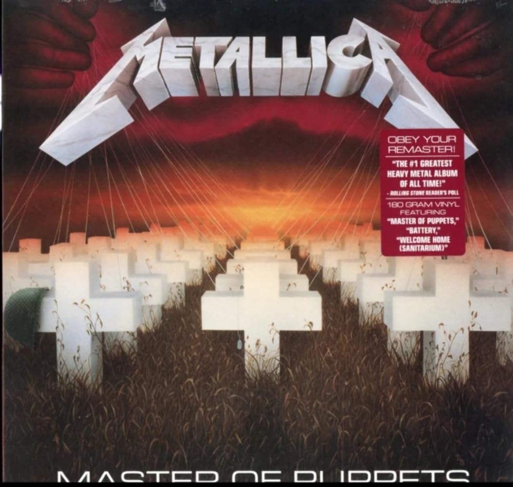 Metallica – MASTER OF PUPPETS REMASTERED (LP) by METALLICA vinyl record cover