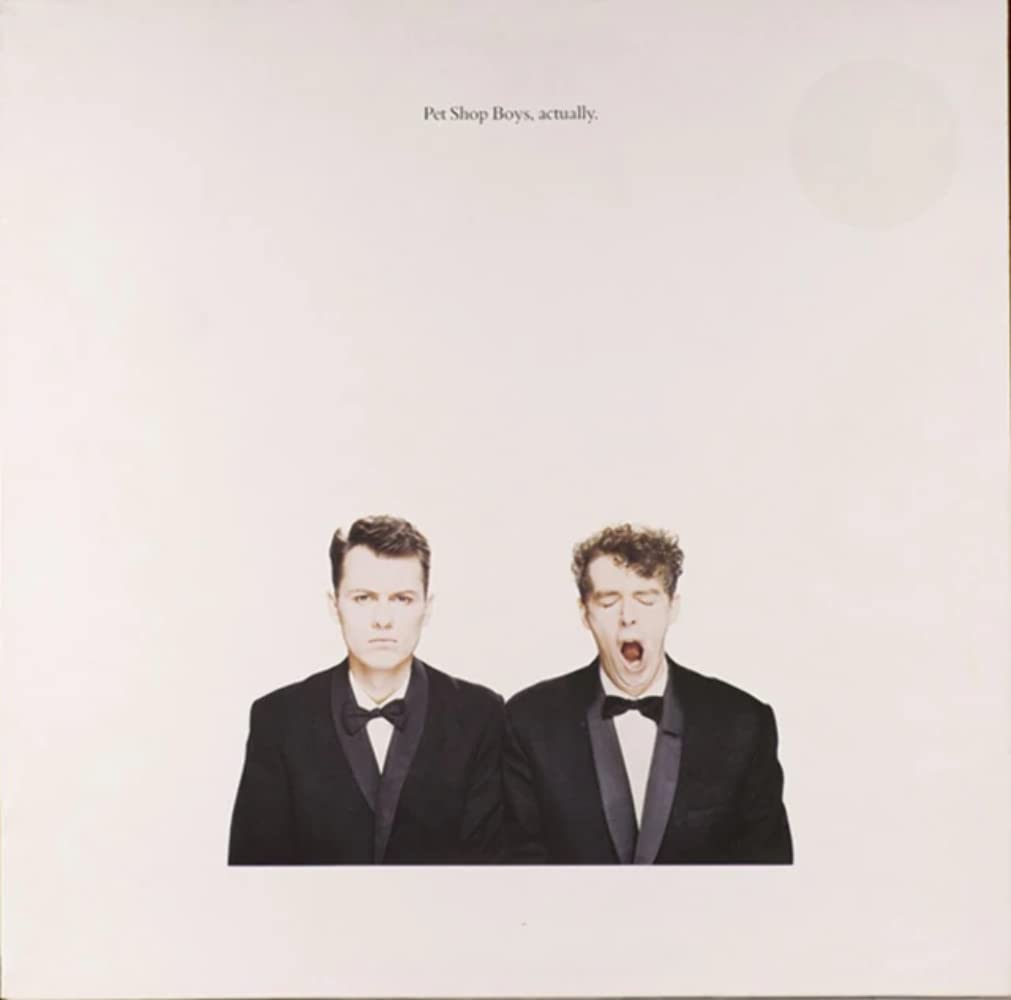 Pet Shop Boys – Pet Shop Boys, Actually vinyl record cover