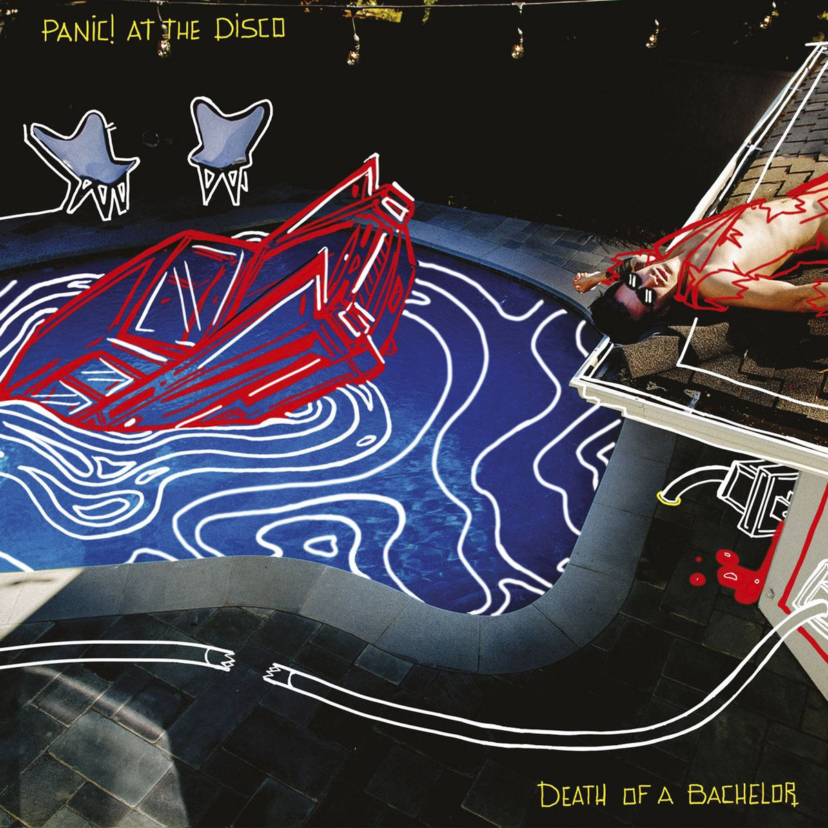 Panic! At The Disco – Death of a Bachelor vinyl record cover