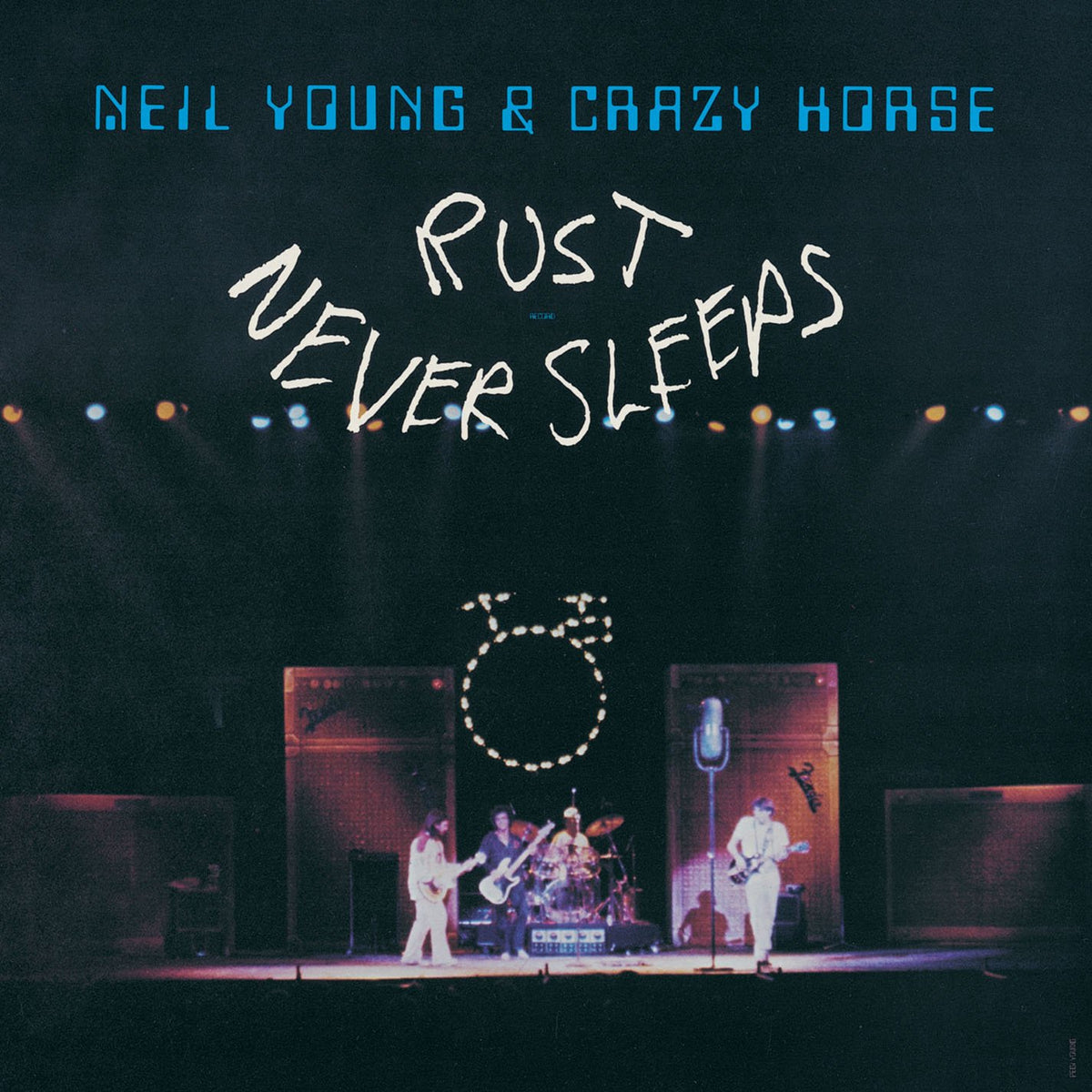 Neil Young and Crazy Horse – Rust Never Sleeps vinyl record cover