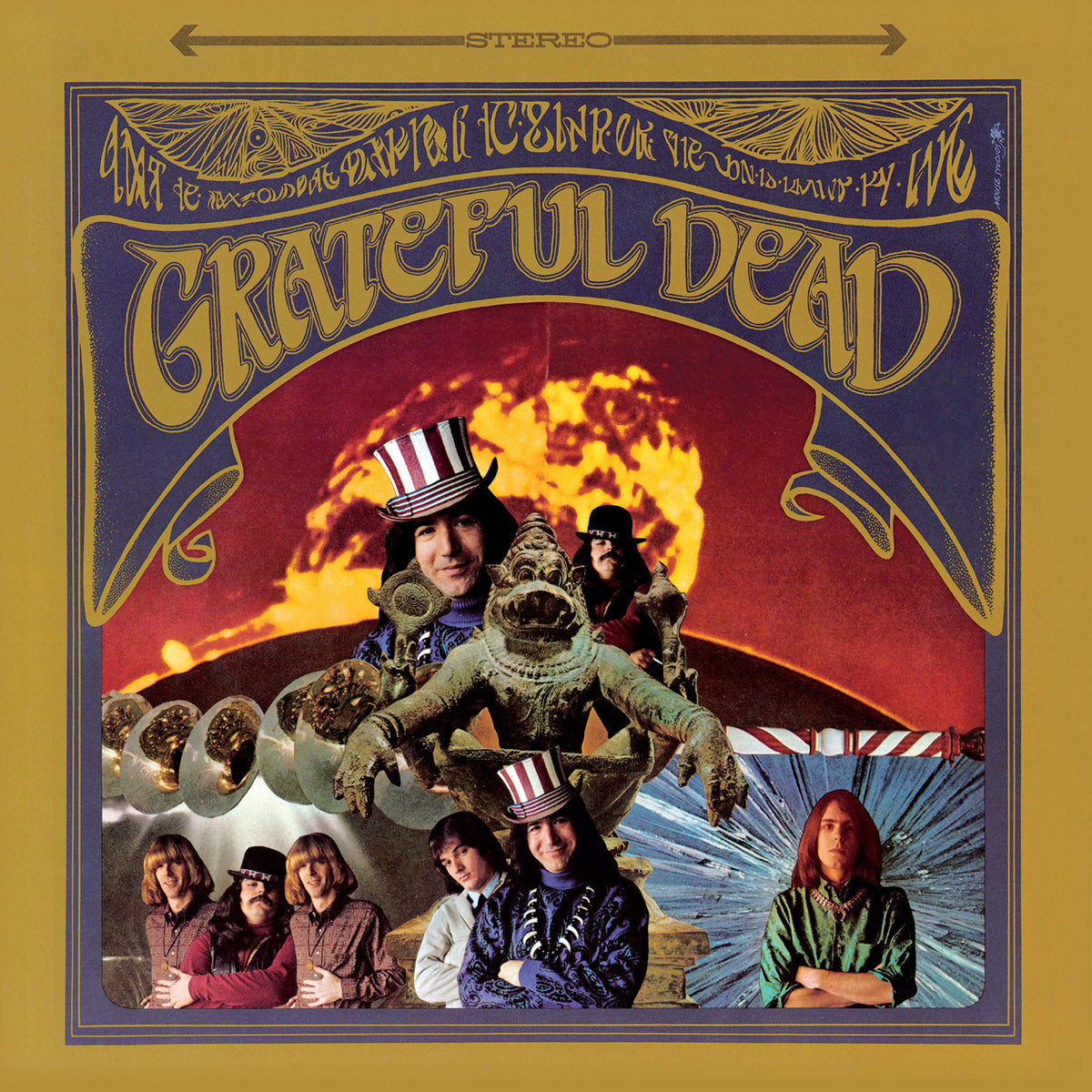Grateful Dead – THE GRATEFUL DEAD (50TH ANNIVERSARY REMASTER) by GRATEFUL DEAD (Deluxe) vinyl record cover