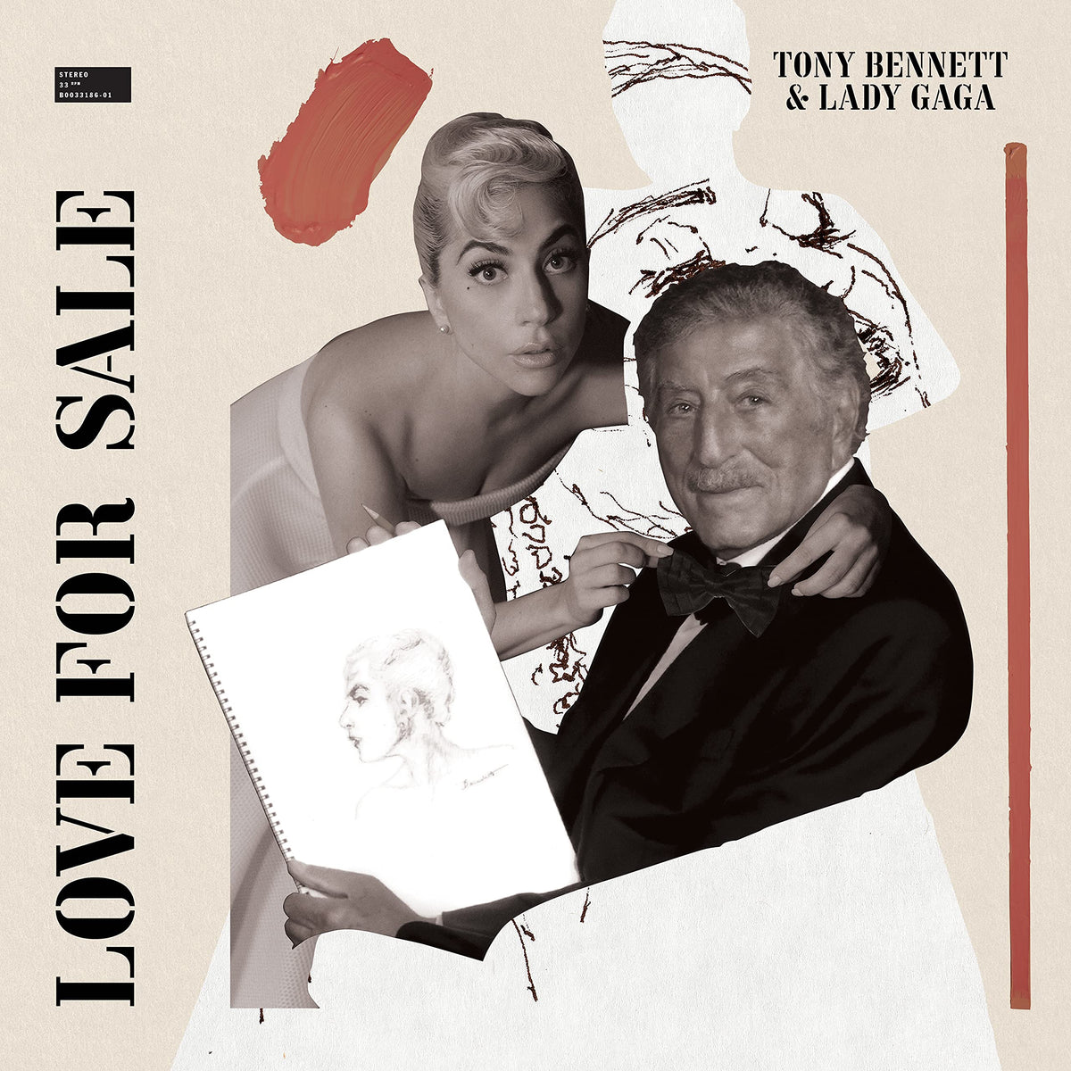 Tony Bennett & Lady Gaga – Love for Sale vinyl record cover