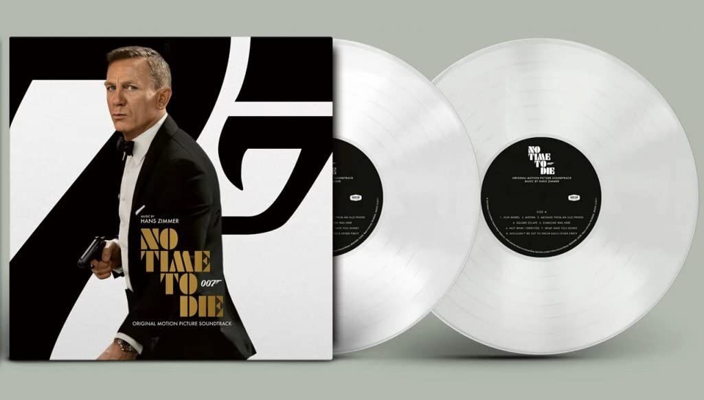 Hans Zimmer – NO TIME TO DIE(LTD WHITE 2 by HANS ZIMMER vinyl record cover