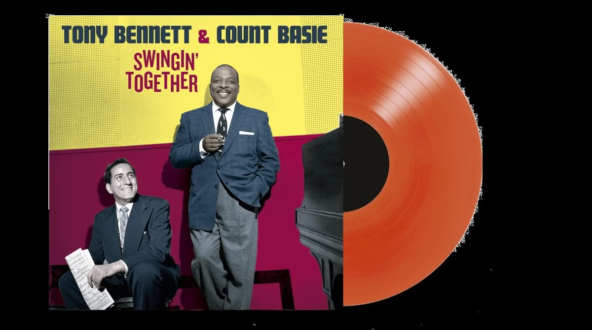 Tony Bennett & Count Basie – Swingin' Together (+9 Bonus Tracks) (Transparent Red Vinyl) vinyl record cover