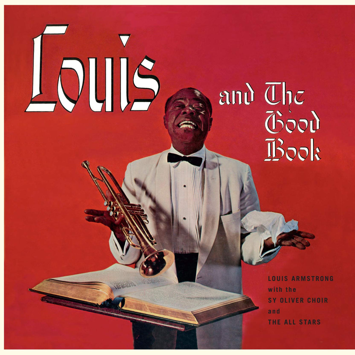 Louis Armstrong – Louis And The Good Book (Limited Orange Vinyl) vinyl record cover