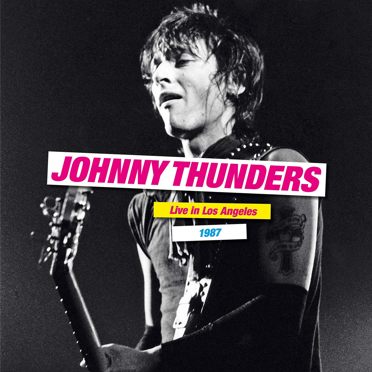Johnny Thunders – Live In Los Angeles 1987 vinyl record cover