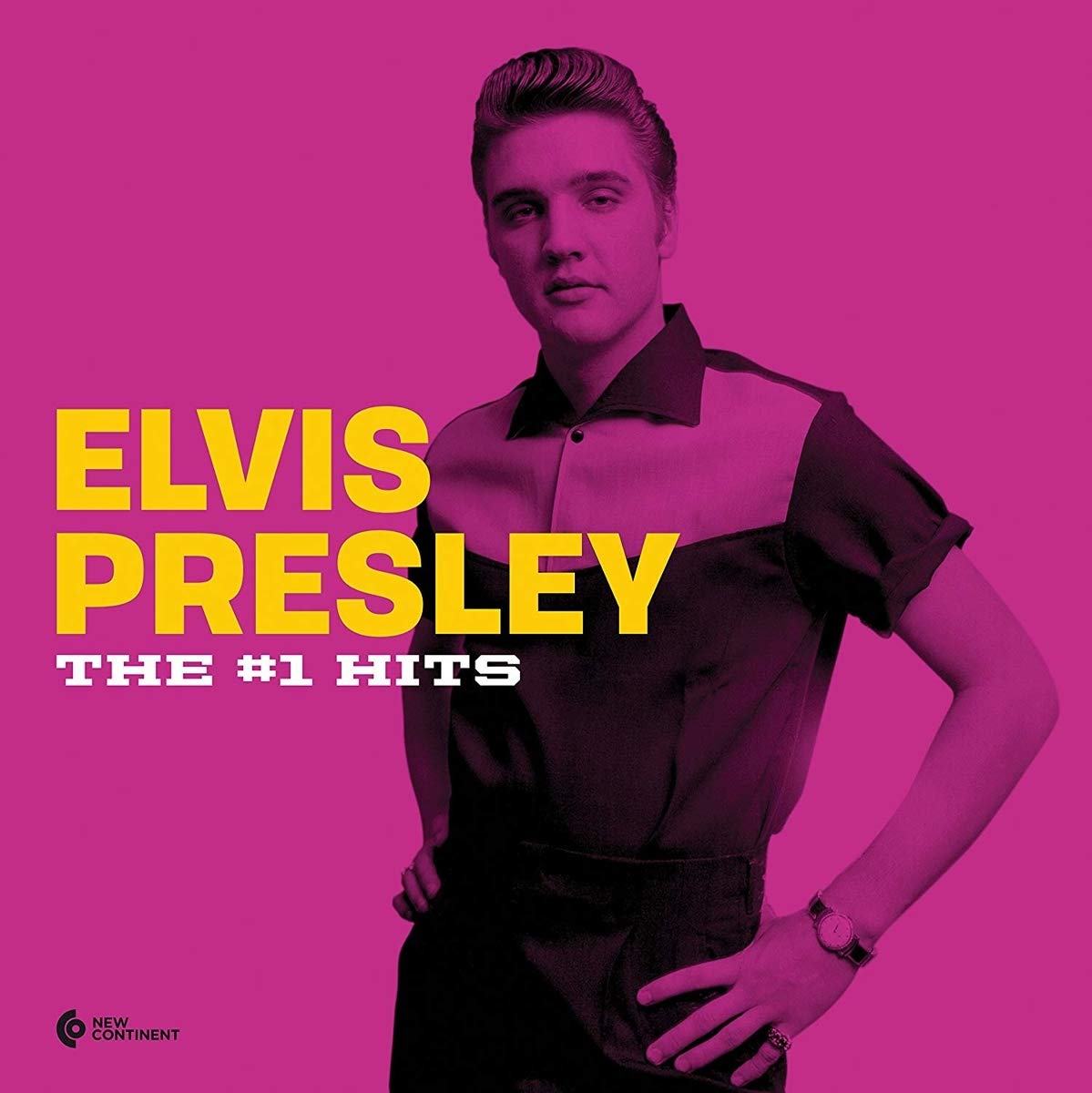 Elvis Presley – The #1 Hits vinyl record cover