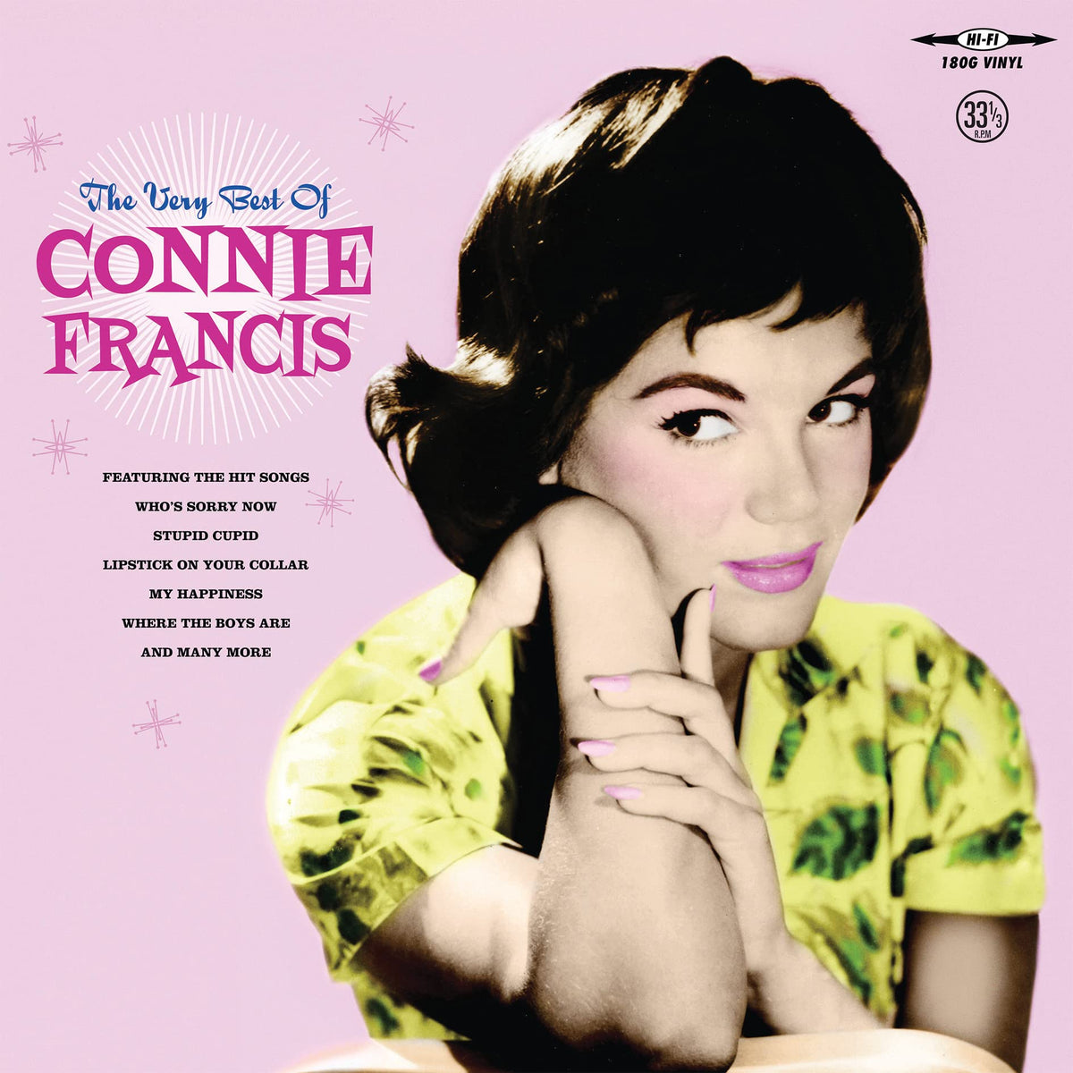Connie Francis – The Very Best Of Connie Francis vinyl record cover