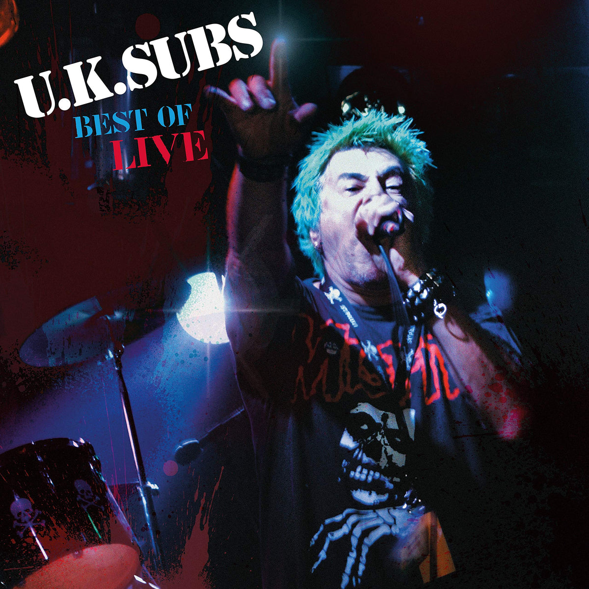 U.K. Subs – Best Of: Live vinyl record cover